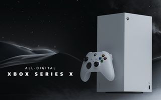 Graphic showing the labelled Xbox Series X Digital Edition