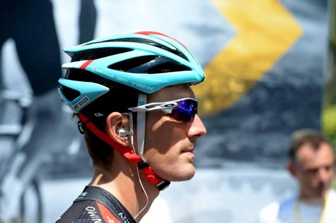Andy Schleck (RadioShack-Leopard) in pensive mood.
