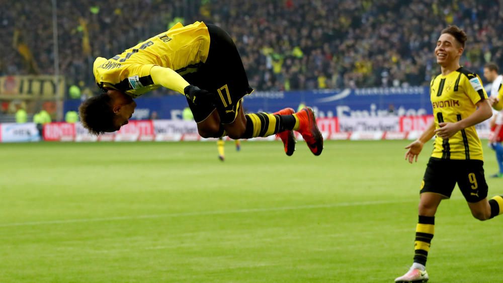 Aubameyang scores his quickest Bundesliga goal on Dortmund return