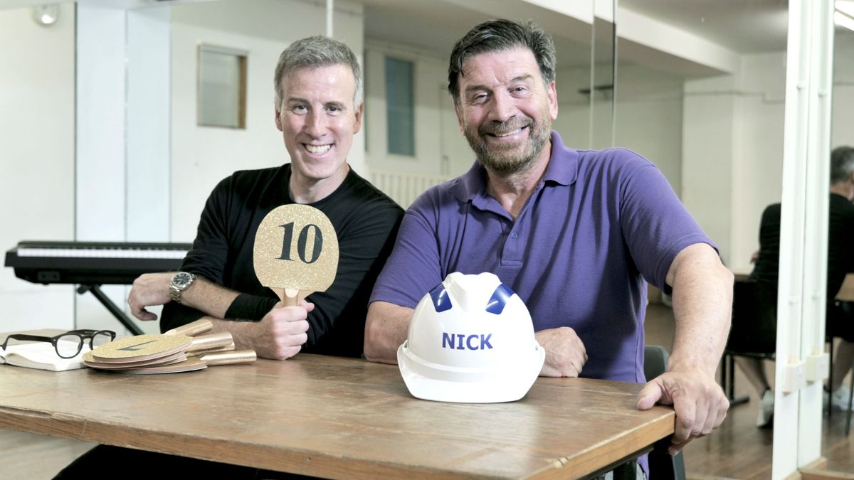 Anton Du Beke and Nick Knowles together as DIY SOS The Big Build teams up with Strictly Come Dancing in Newcastle