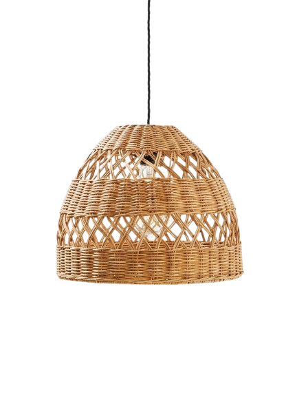 Ana Rattan Woven Lamp Shade 