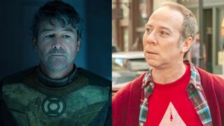 Hal Jordan and Stuart split image