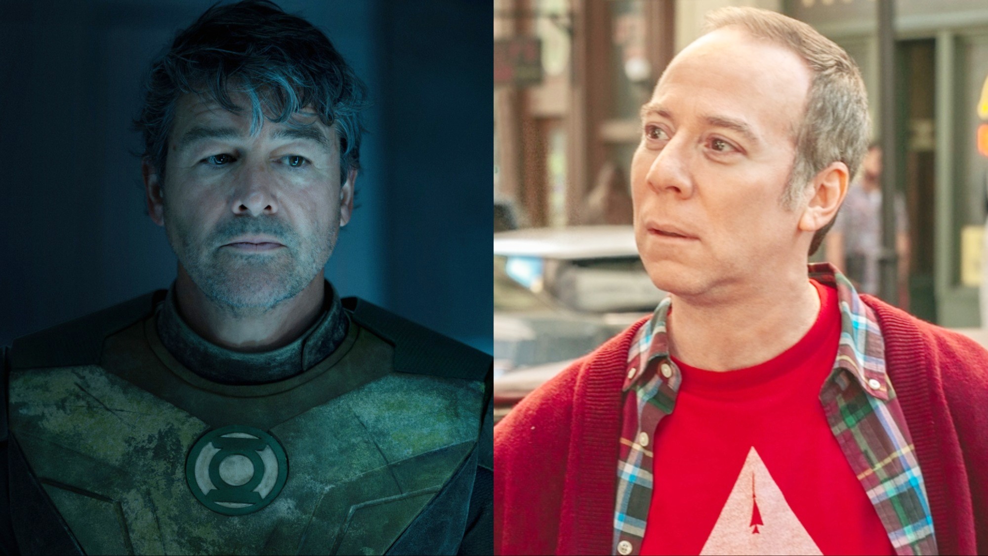 Hal Jordan and Stuart split image
