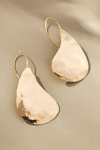 Pear-Shaped Drop Earrings