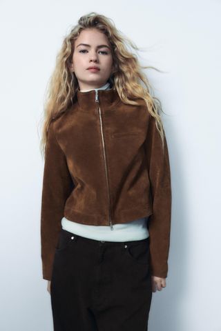 Suede Leather Jacket