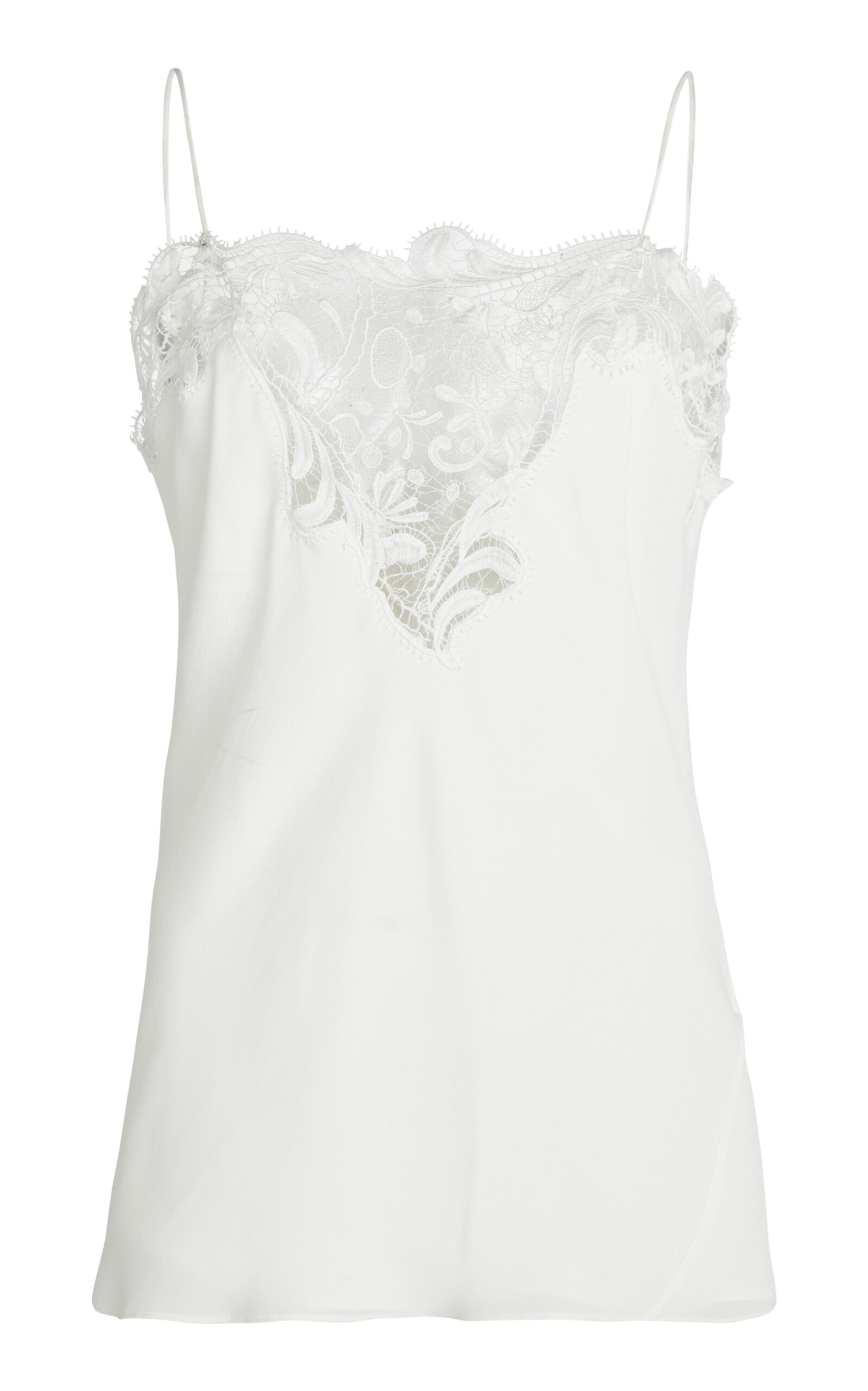 Lace-Detailed Silk Camisole