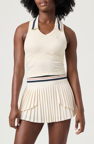 Challenger Sleeveless Rib Polo