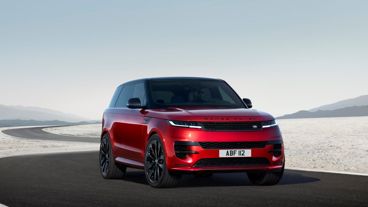 New Range Rover Sport in red