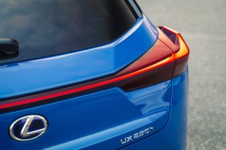 Lexus UX compact SUV reverse taillight