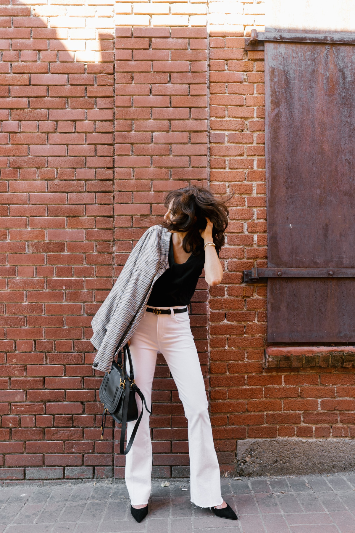 Jennifer Sattler Paige Laurel Canyon White Flare Leg Jeans