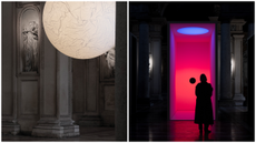 Davide Groppi lighting design in Volumnia gallery, Piacenza