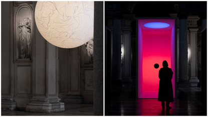 Davide Groppi lighting design in Volumnia gallery, Piacenza