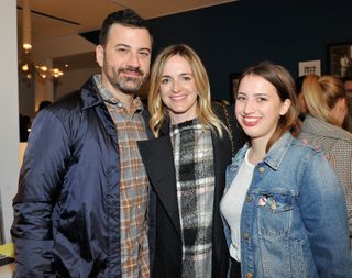 Left to right: Jimmy Kimmel, Molly McNearny and Katie Kimmel