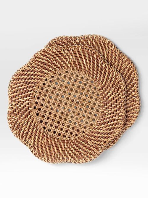 Woven Chargers Dark Walnut &ndash; Threshold&trade;
