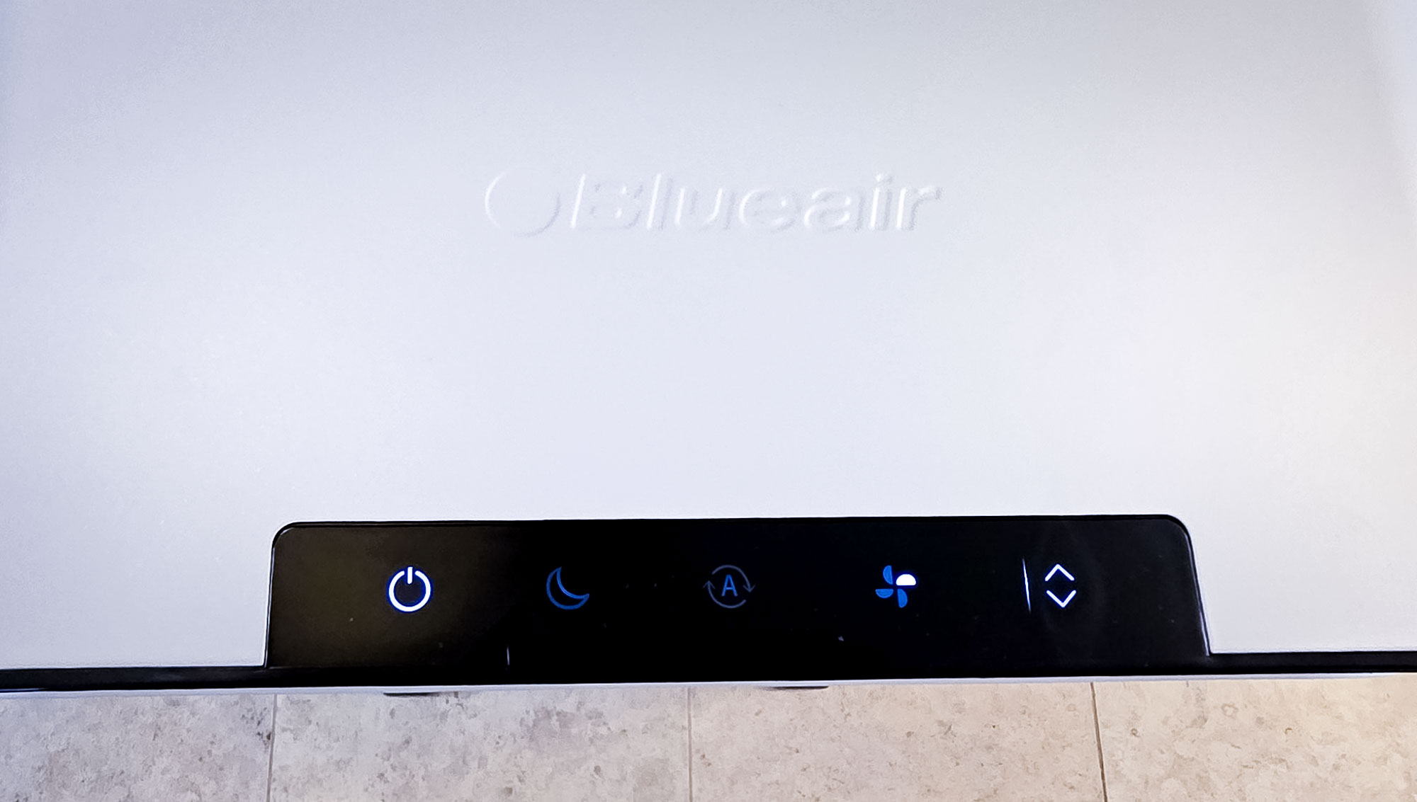 Blueair Classic Pro CP7i air purifier control panel