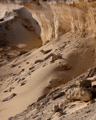 rocks in desert