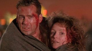 Bruce Willis and Bonnie Bedelia in Die Hard