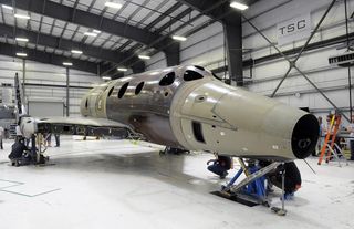 Second SpaceShipTwo Under Construction