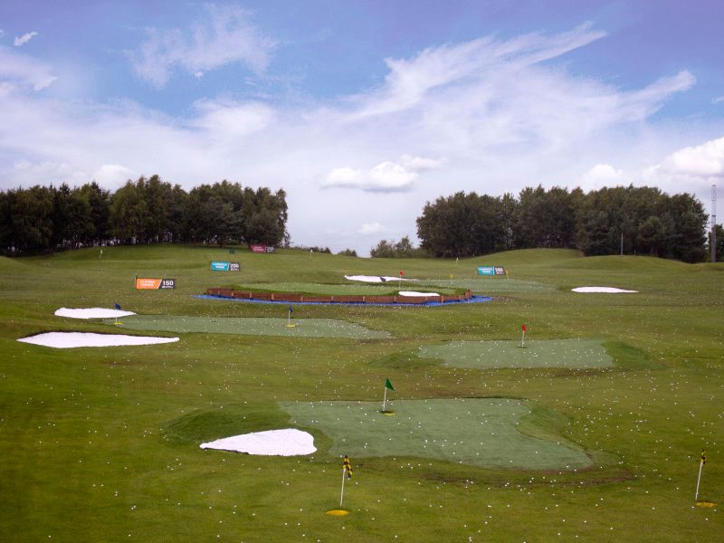 UK Driving Range Builds Replica TPC Sawgrass 17th