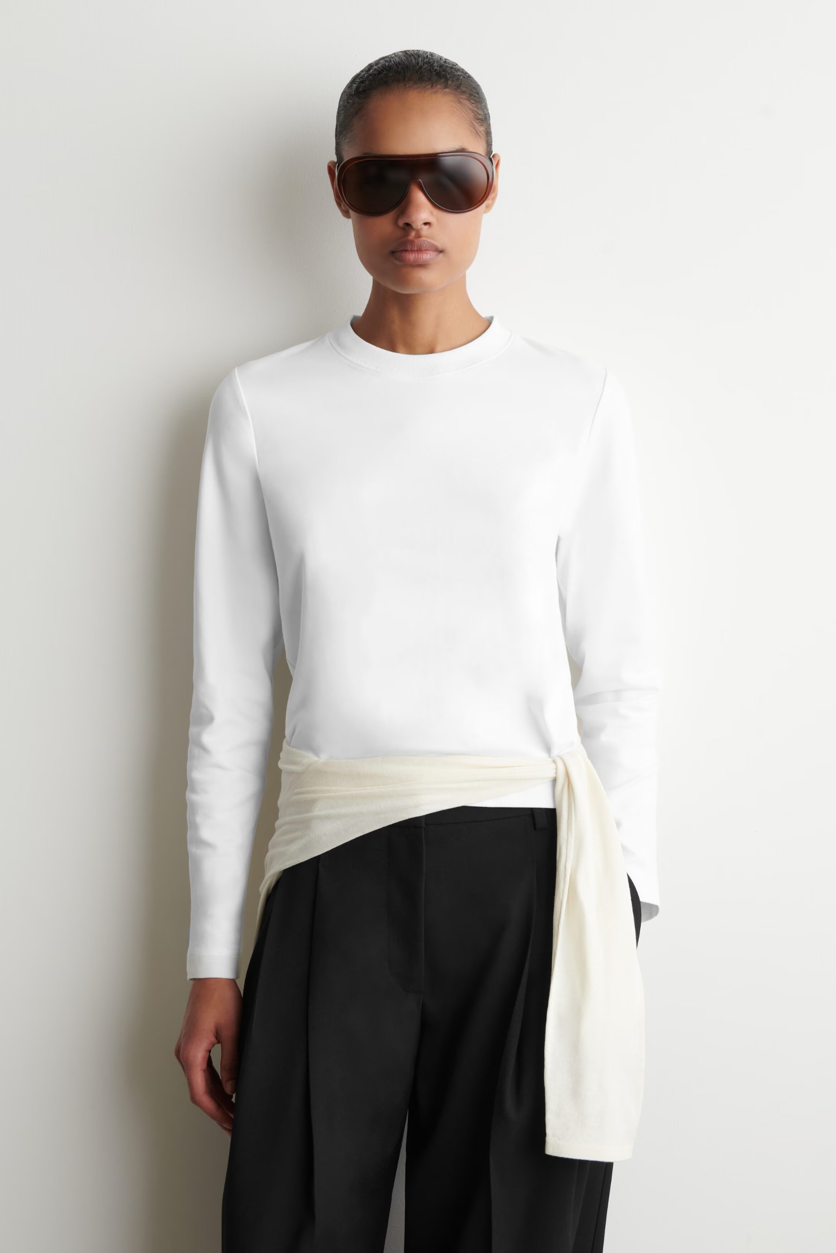 COS, Clean Cut Long-Sleeve T-Shirt