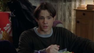 Jared Padalecki as Dean at movie night on Gilmore Girls