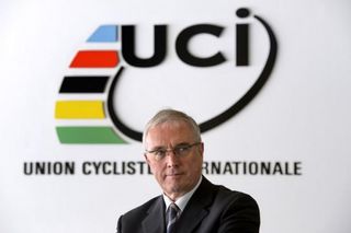 UCI President Pat McQuaid at the UCI headquarters in Aigle