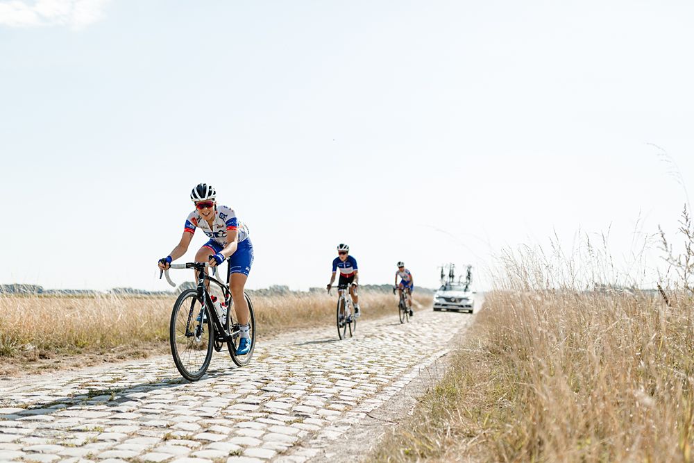 FDJ Nouvelle-Aquitaine Futuroscope preview the cobbles of Paris-Roubaix