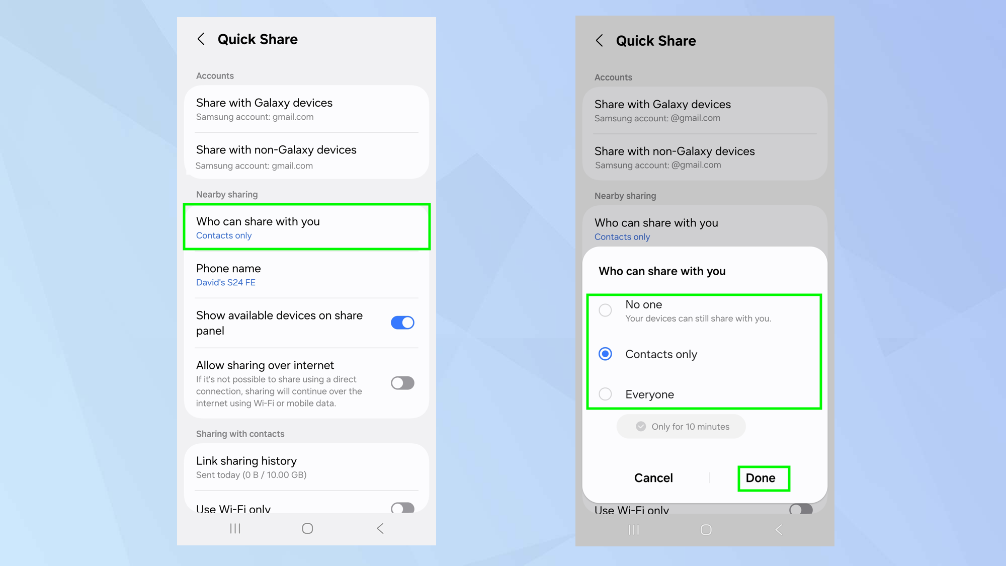 How to use AirDrop on Android