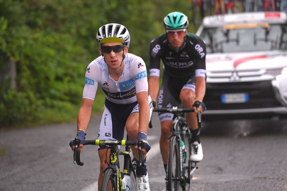 Simon Yates rides during stage 12 at the Tour de France