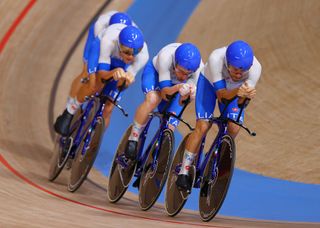 Italy in the Olympic Games 2020 team pursuit final