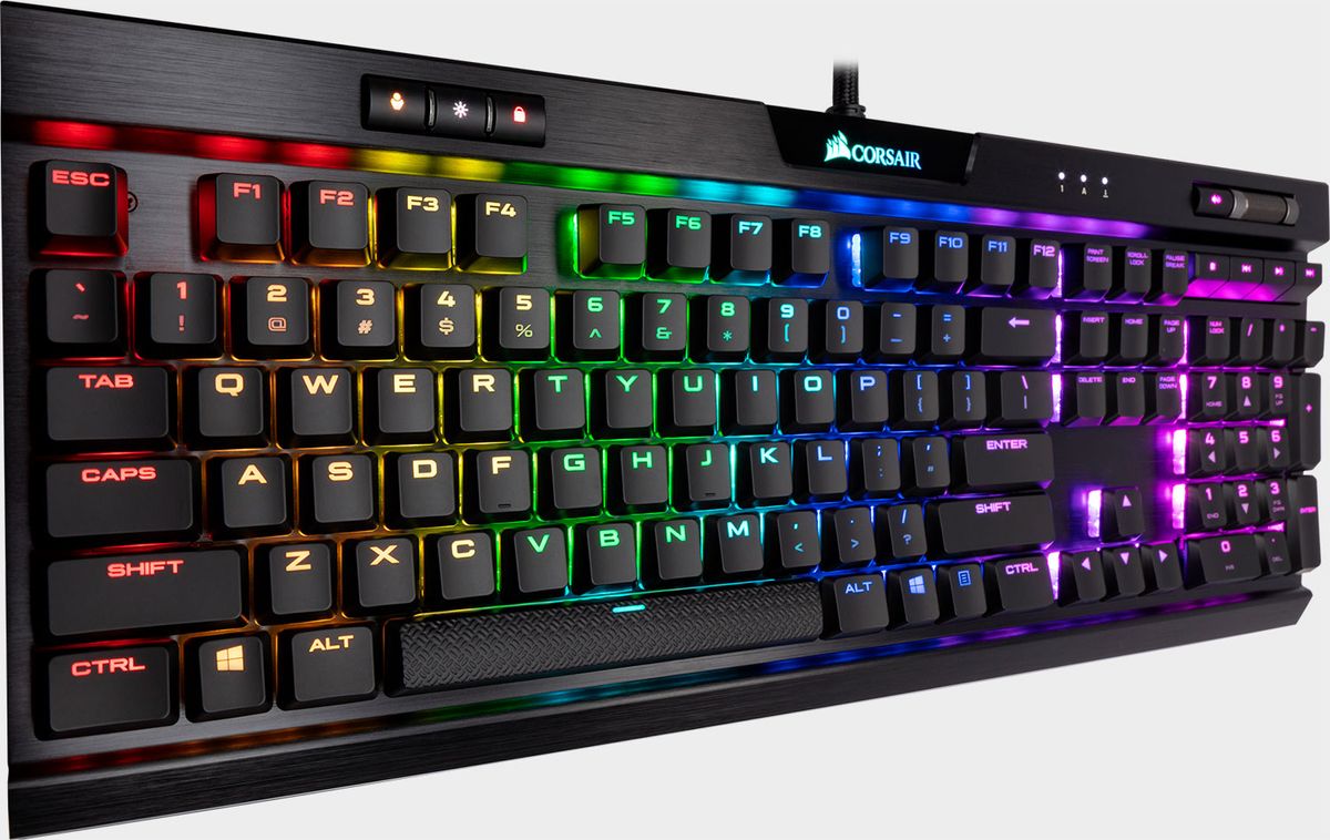 Corsair’s new mechanical keyboards use low profile keys to prevent