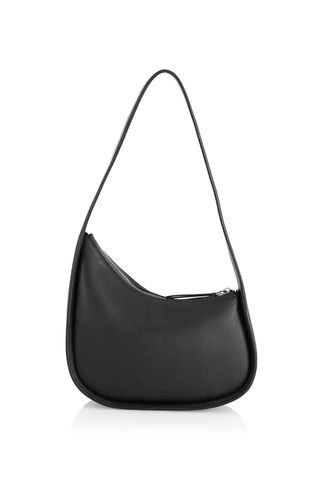 The Row Half Moon Leather Shoulder Bag