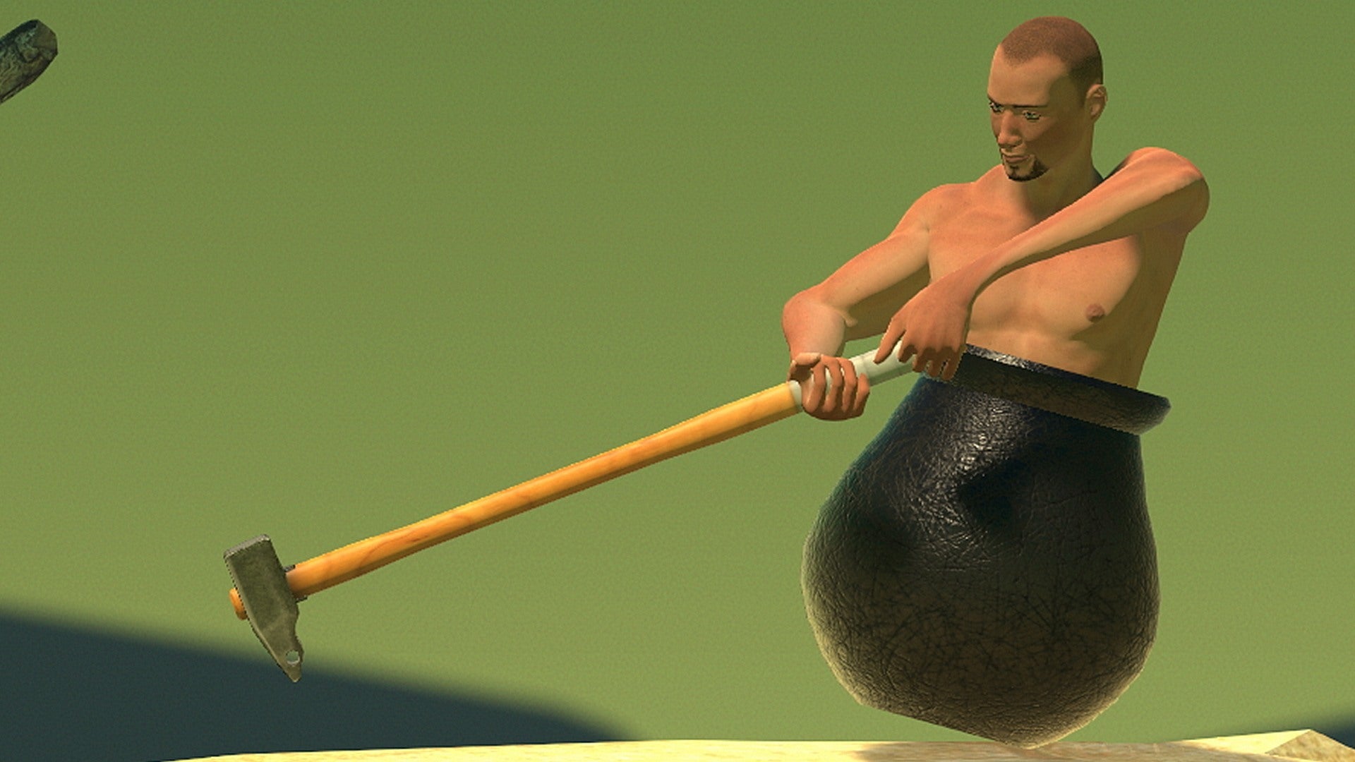 18 игры мужчины. Getting over it with Bennett Foddy. Игра getting over it with Bennett Foddy. Игра в котле с кувалдой. Мужик в котле с кувалдой.