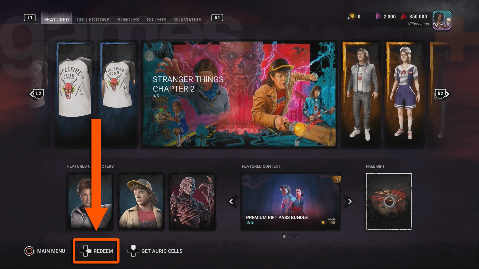 How to redeem Dead by Daylight codes through the Store