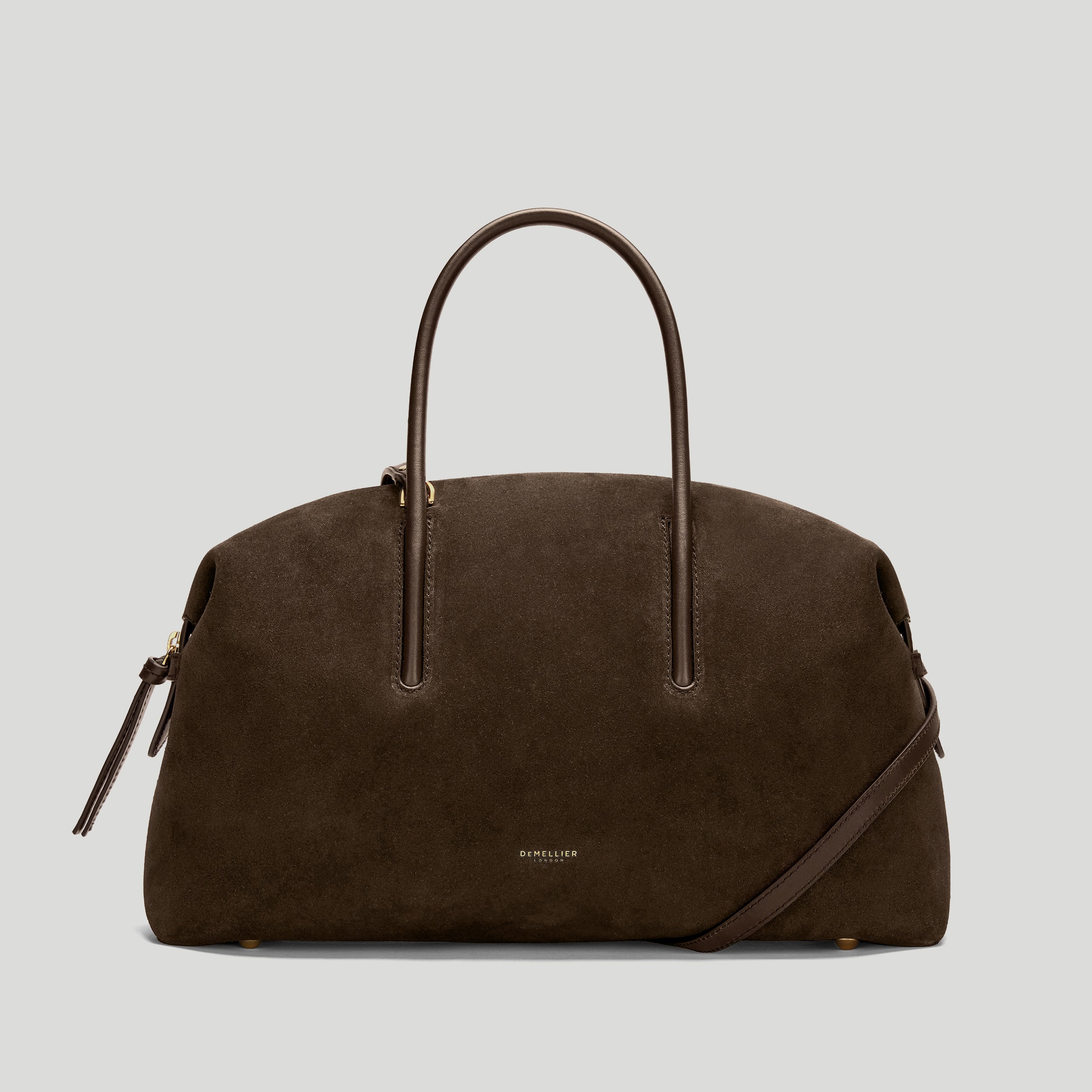 The Midi Stockholm | Mocha Suede &amp;amp; Mocha Smooth | Demellier