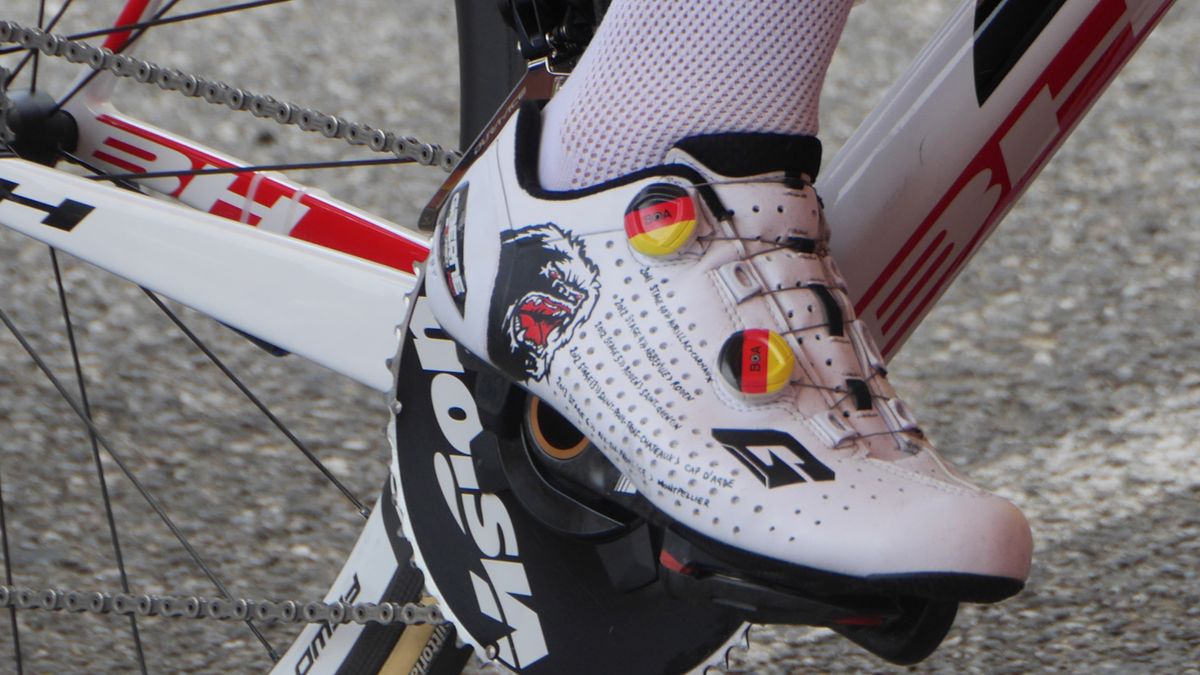 Andre 'The Gorilla' Greipel has some custom Gaerne G.Stilo shoes