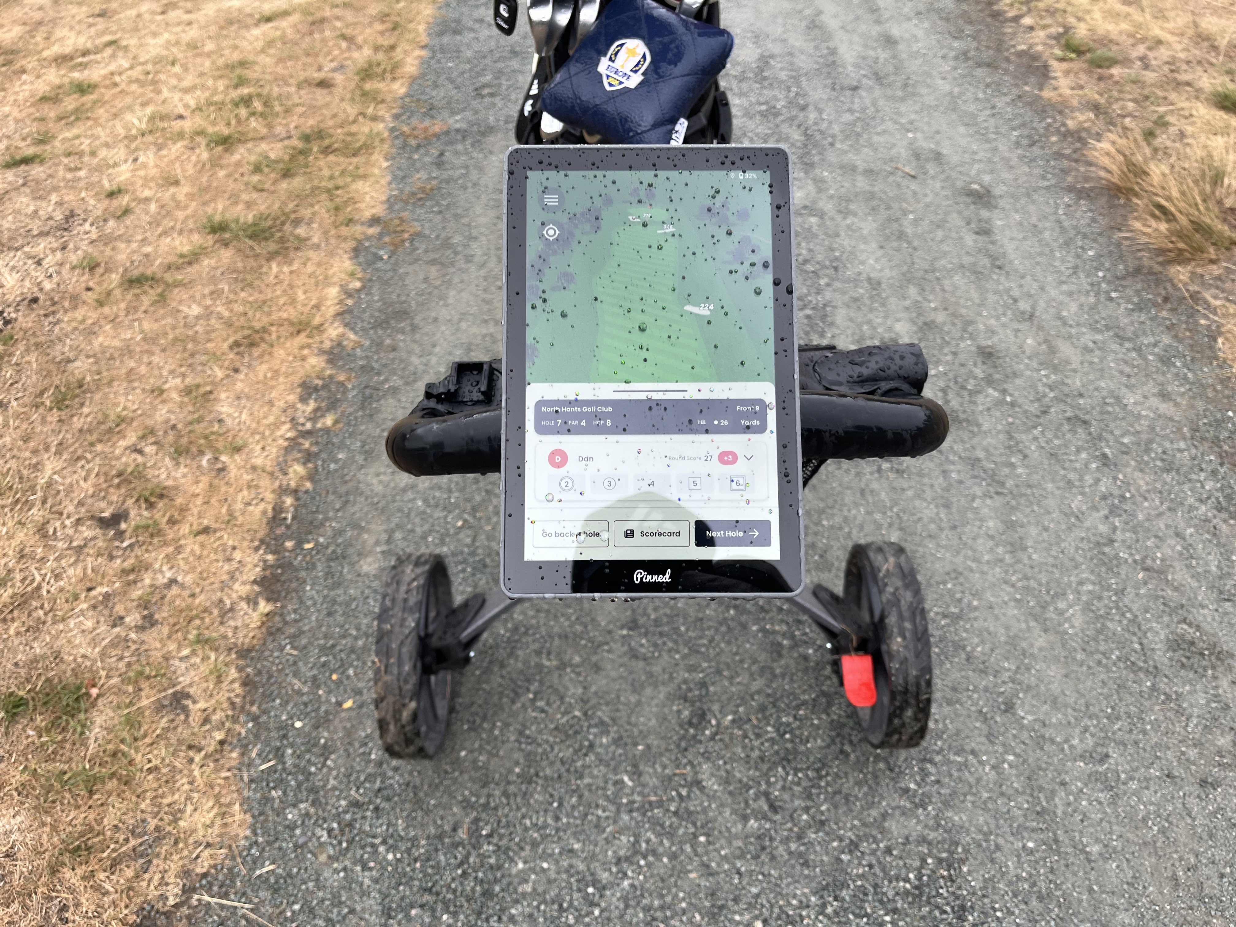 Pinned The Caddie GPS