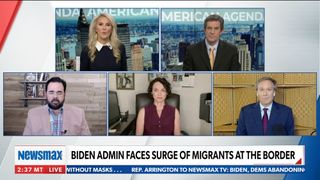 A segment on immigration airs on Newsmax's 'American Agenda'