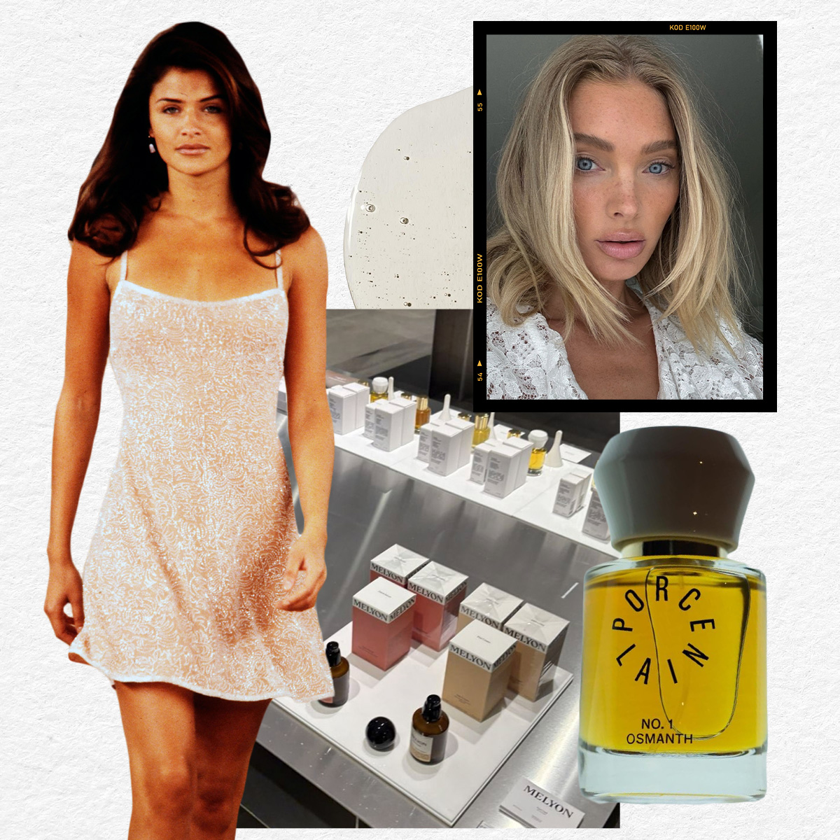 Photo collage of different Scandinavian Beauty Trends