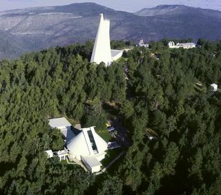 Sunspot Solar Observatory Aerial View