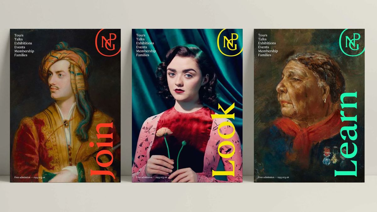 I can't get enough of the National Portrait Gallery rebrand