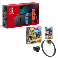 Nintendo Switch (Neon Red/Neon Blue) + Ring Fit Adventure | £369.98