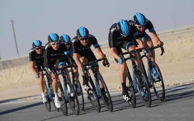 Team Sky in Qatar