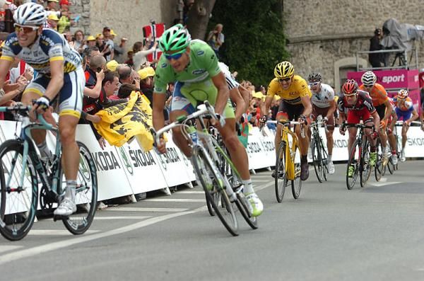 Peter Sagan (Liquigas-Cannondale) makes his move