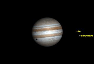 Double Shadow Transit on Jupiter, March 2014