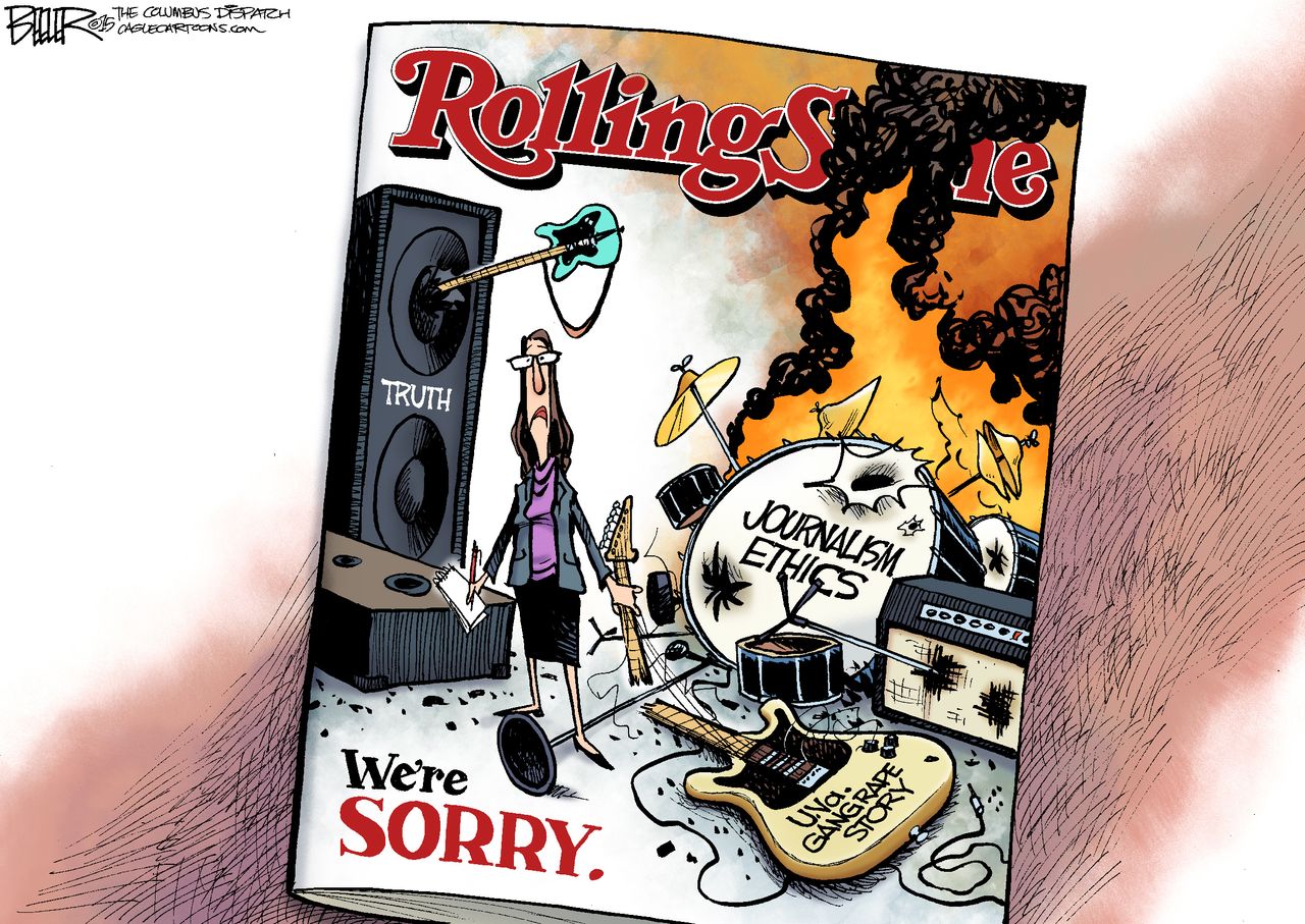 Editorial cartoon U.S. Rolling Stone