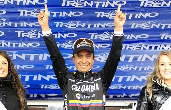 Stage 4 winner Darwin Atapuma (Colombia Coldeportes)