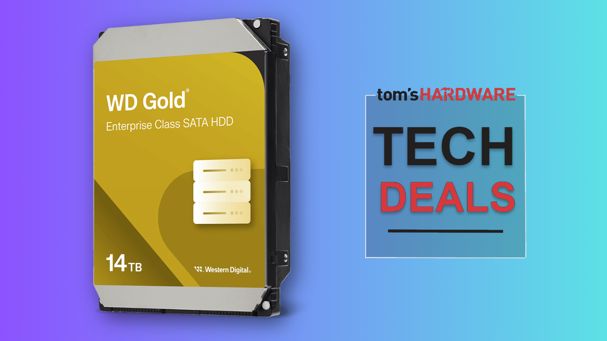 Save $80 off this humongous, enterprise-class hard drive — WD Gold 14TB HDD on clearance sale, just 1.7 cents per gigabyte