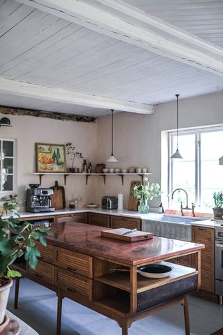 Rustic Haberdashers kitchen by deVOL