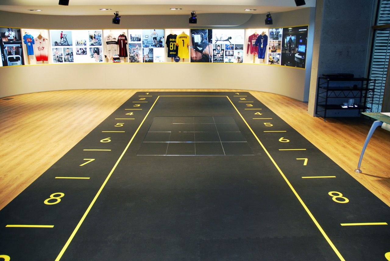 The motion room at the Technogym village